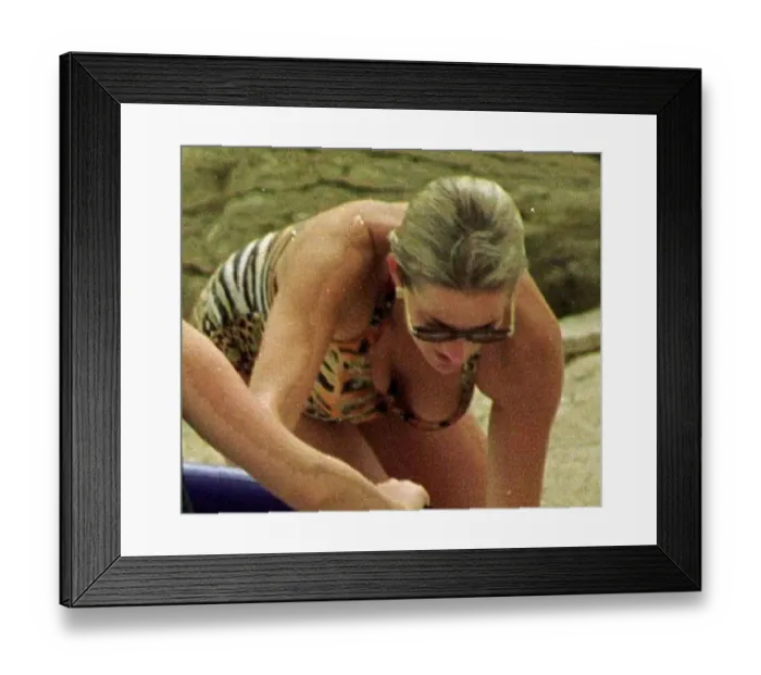 : Diana, Princess of Wales on holiday in St Tropez in the South of France as the guest of : Diana, Princess of Wales on holiday in St Tropez in the South of France as the guest of