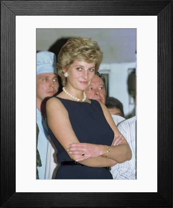 Framed Print : Diana, Princess of Wales, pictured at the Tushinskaya Childrens Hospital in Moscow Framed Print : Diana, Princess of Wales, pictured at the Tushinskaya Childrens Hospital in Moscow