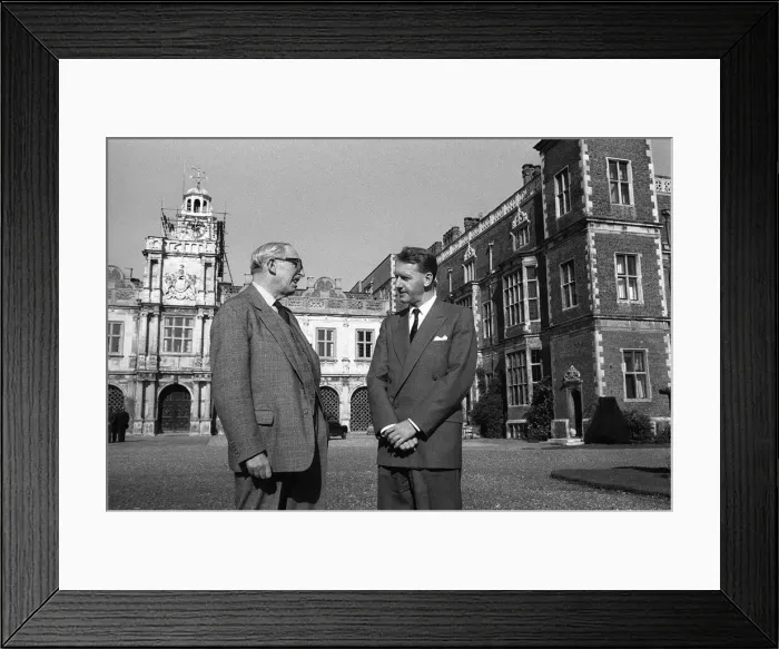 Framed Print : Ian Smith president of Rhodesia with Lord Salisbury msi