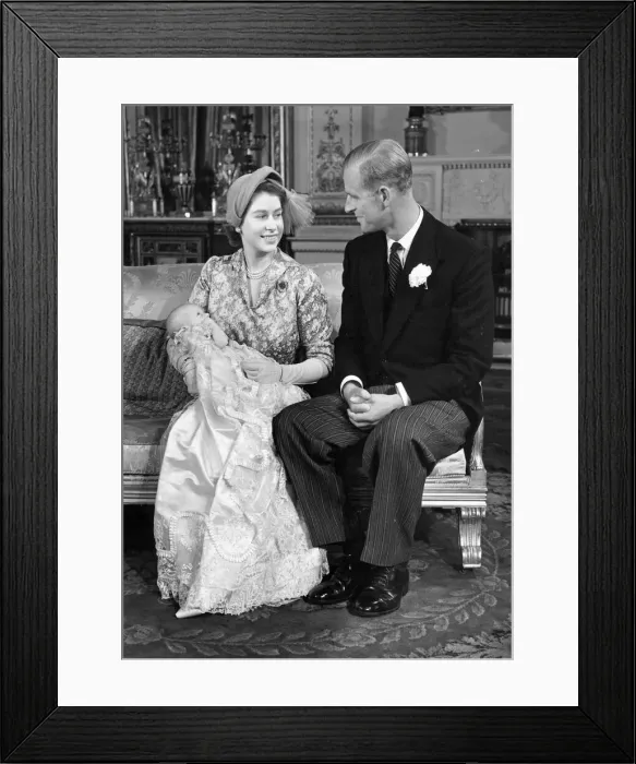 Framed Print : Queen Elizabeth II and Prince Philip, Duke of Edinburgh