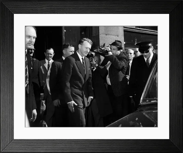 Framed Print : Ian Smith Prime Minister Of Rhodesia arriving at London to have talks with Arthur Framed Print : Ian Smith Prime Minister Of Rhodesia arriving at London to have talks with Arthur