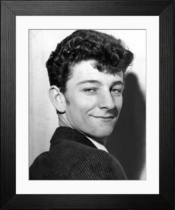 Framed Print : Singer Dickie Pride. 17th March 1959