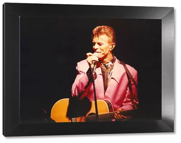 David Bowie performing with his band Tin Machine at The Mayfair club in Newcastle