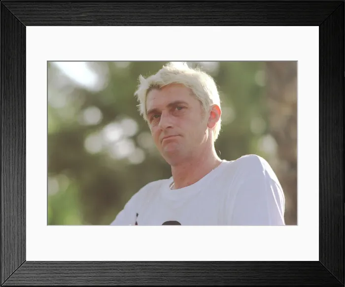Framed Print : Mike Oldfield Composer Musician July 1999 in Valencia Spain for open air concert Framed Print : Mike Oldfield Composer Musician July 1999 in Valencia Spain for open air concert