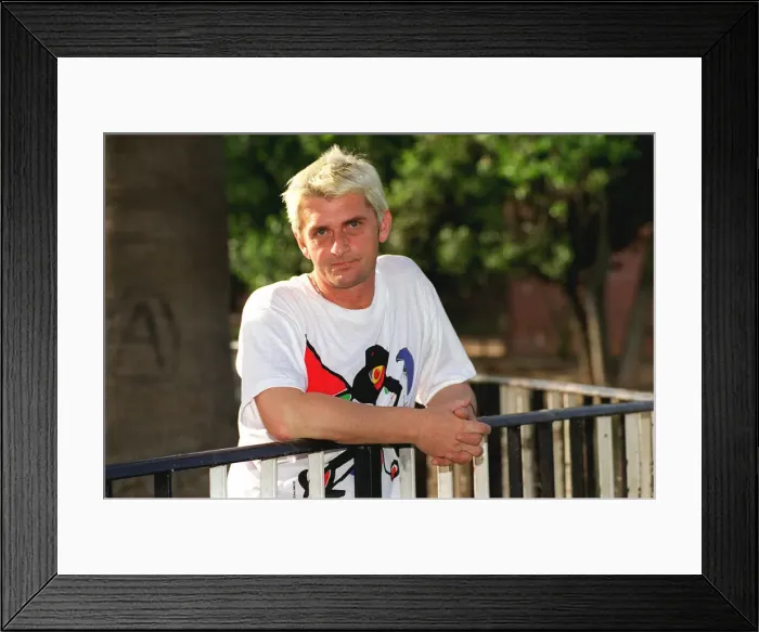 Framed Print : Mike Oldfield Composer Musician July 1999 in Valencia Spain for open air concert Framed Print : Mike Oldfield Composer Musician July 1999 in Valencia Spain for open air concert