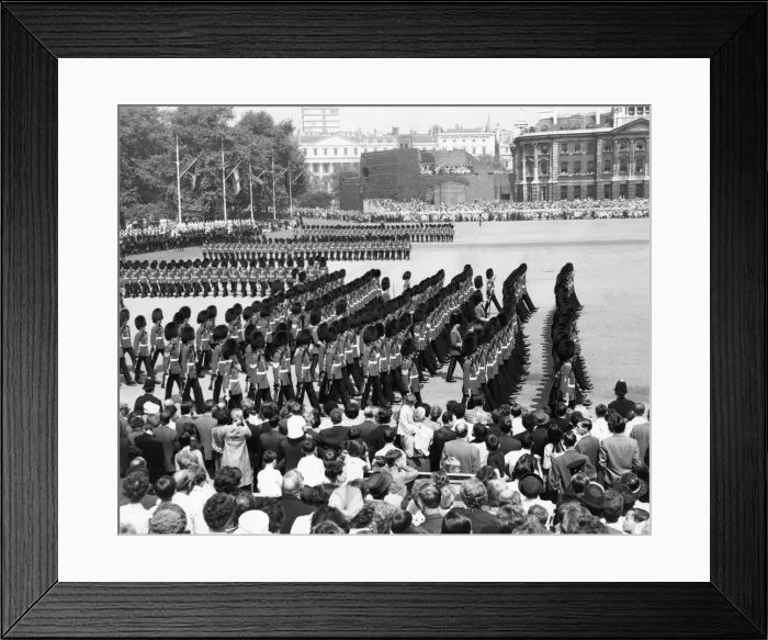 Framed Print : Queen Elizabeth II - The Trooping of the Colour Ceremony Framed Print : Queen Elizabeth II - The Trooping of the Colour Ceremony