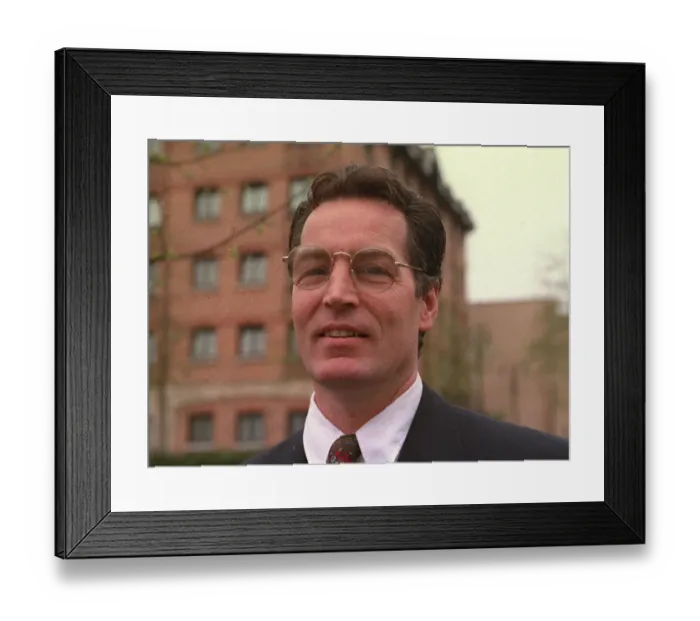 Framed Print : Sinn Fein Member Gerry Kelly April 1997 Framed Print : Sinn Fein Member Gerry Kelly April 1997