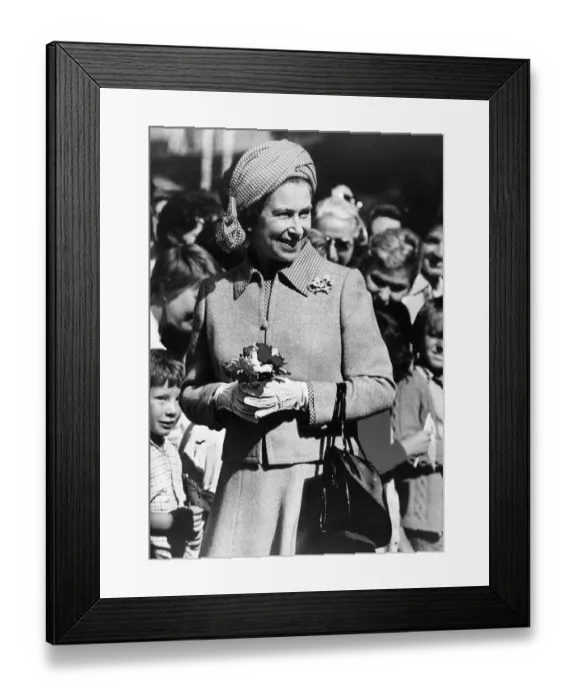 Framed Print : Royal Silver Jubilee Tour in New Zealand 22 February - 7 March 1977