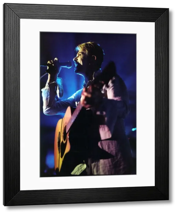 Framed Print : David Bowie performing at The Riverside in Newcastle. 03 / 08 / 97 Framed Print : David Bowie performing at The Riverside in Newcastle. 03 / 08 / 97