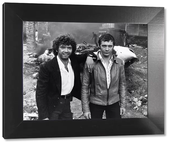 Martin Shaw and Lewis Collins in The Professionals 1978 TV series