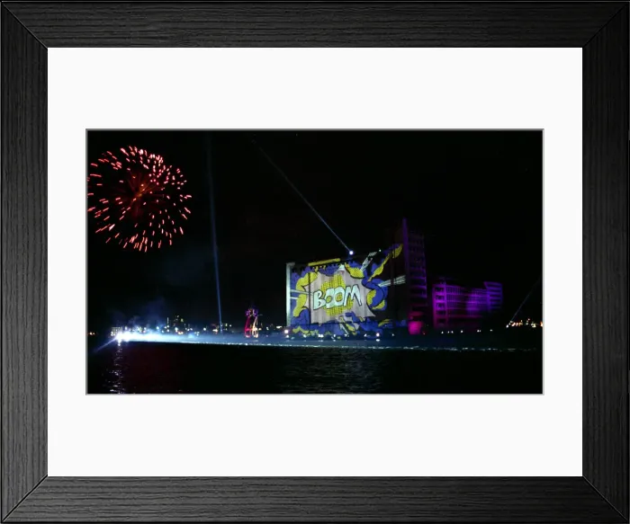 Framed Print : Destination Docklands Concert October 1988 Fireworks Framed Print : Destination Docklands Concert October 1988 Fireworks