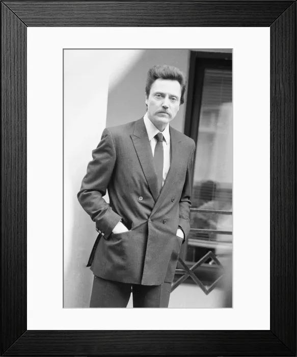 Framed Print : Actor Christopher Walken March 1987 87 1395 Framed Print : Actor Christopher Walken March 1987 87 1395