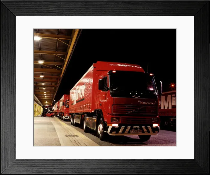 Framed Print : Transport Lorries Mirror Group Lorry March 1999 Eddie Stobart Transport newspaper Framed Print : Transport Lorries Mirror Group Lorry March 1999 Eddie Stobart Transport newspaper