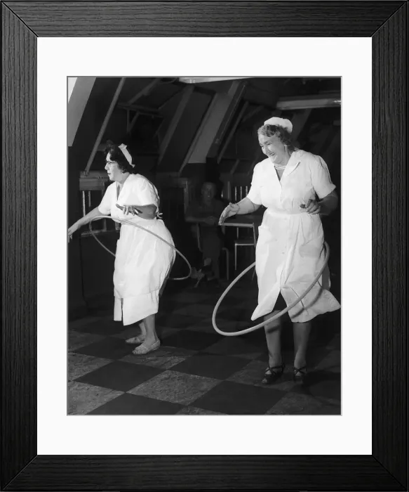 Framed Print : Hula Hoop craze has found Britain and everyones doing it Framed Print : Hula Hoop craze has found Britain and everyones doing it