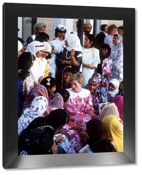 Official Visit Of Prince Charles Of Wales And Princess Diana to Oman in the Middle East