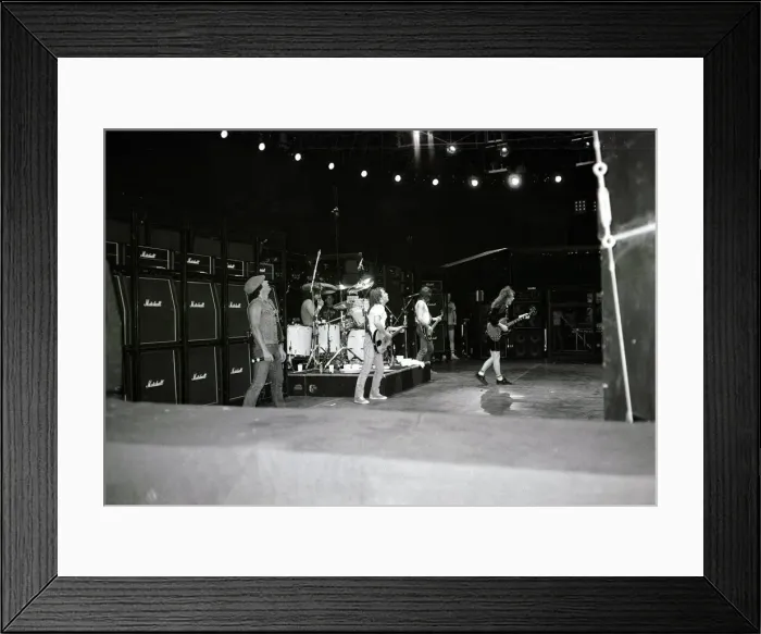 Framed Print : Australian metal band ACDC in concert in Rio Framed Print : Australian metal band ACDC in concert in Rio