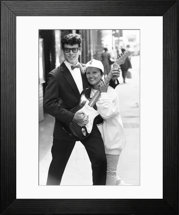 Framed Print : Chip Esten Who Plays Buddy Holly In The Stage Play With Actress Maria Elena Framed Print : Chip Esten Who Plays Buddy Holly In The Stage Play With Actress Maria Elena