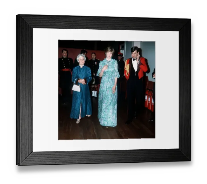 Framed Print : Lady Diana Spencer at Wembley for the military tattoo. 27th June 1981