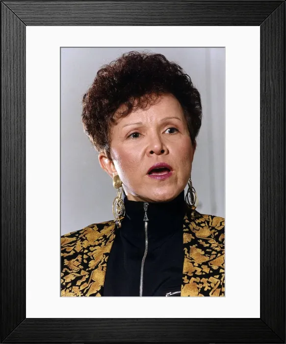 Framed Print : Marie Elena Holly Hollie Widow of Singer Buddy Holly