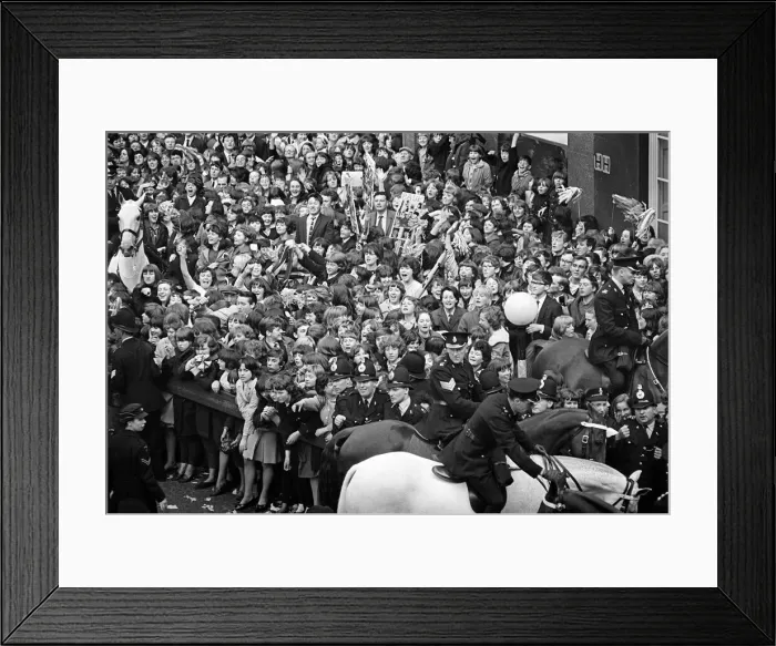 Framed Print : Pop Group The Beatles 10 July 1964 John Lennon, Paul McCartney, Ringo Starr