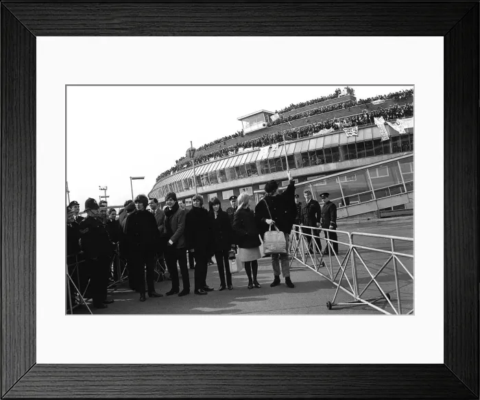 Framed Print : London to Austria 13th March 1965. Two days after arriving back in the UK from