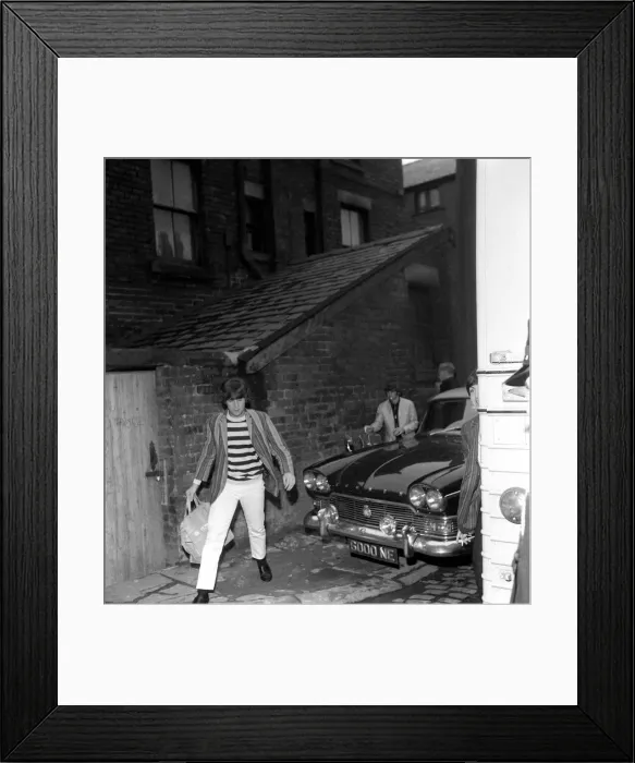 Framed Print : John Lennon arriving at the Imperial 19 July 1964 to appear on the Blackpool Night Out Framed Print : John Lennon arriving at the Imperial 19 July 1964 to appear on the Blackpool Night Out