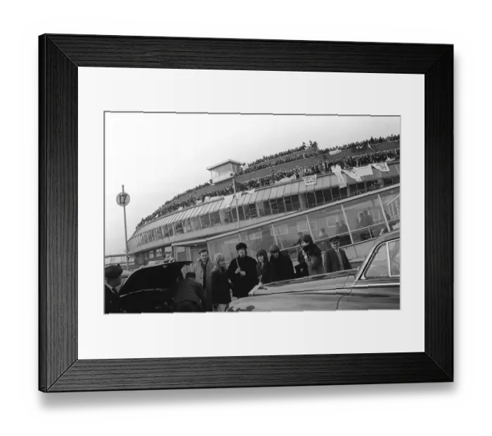 Framed Print : London to Austria 13th March 1965. Two days after arriving back in the UK from