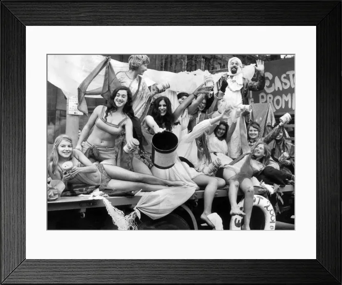 Framed Print : Students bring a tough of Eastern magic to Newcastle in November, 1969 Framed Print : Students bring a tough of Eastern magic to Newcastle in November, 1969
