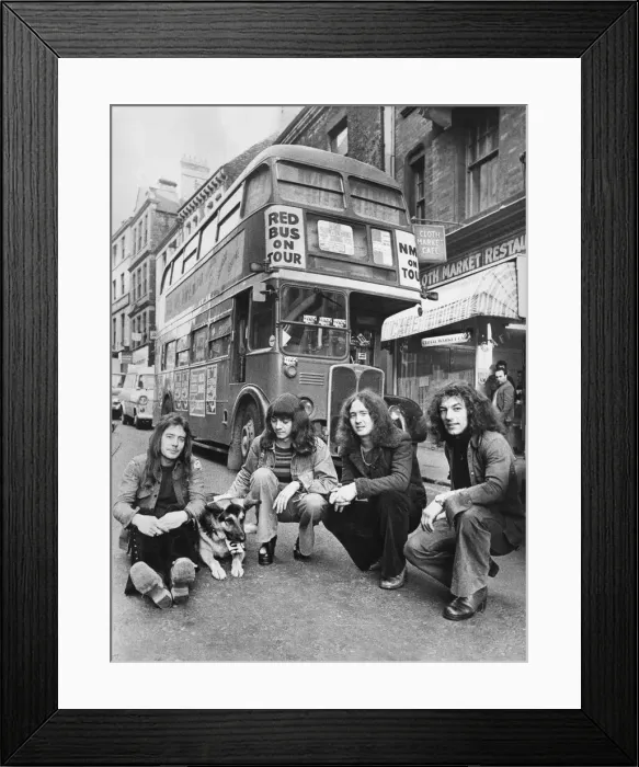 Framed Print : Geordie, the former band of Brian Johnson lead singer of the rock group AC / DC Framed Print : Geordie, the former band of Brian Johnson lead singer of the rock group AC / DC