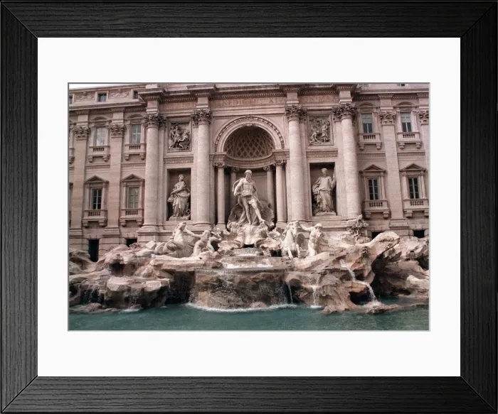 Framed Print : Italy Places Trevi Fountain Rome Italy