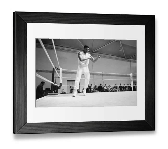 Framed Print : American world champion heavyweight boxer Muhammad Ali, formerly known as Cassius Clay