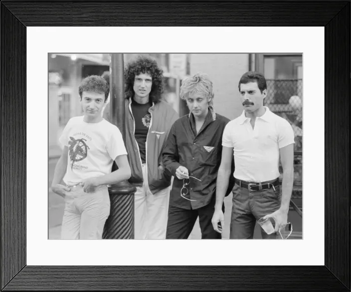 Framed Print : Queen Left to Right John Deacon, Brian May, Roger Taylor Framed Print : Queen Left to Right John Deacon, Brian May, Roger Taylor