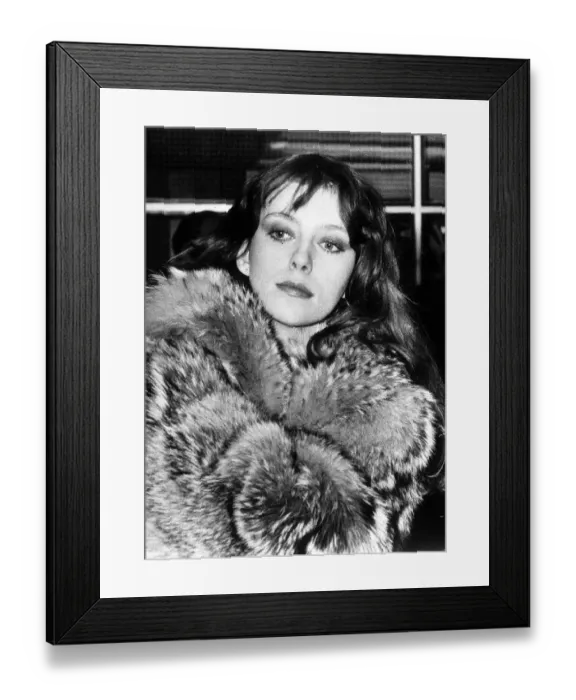 Framed Print : Bebe Buelle February 1980 American Model and former girlfriend of Rod