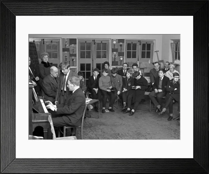 Framed Print : Rugby boys auditioning for Oliver'which is to open at Rugby Theatre on May Framed Print : Rugby boys auditioning for Oliver'which is to open at Rugby Theatre on May