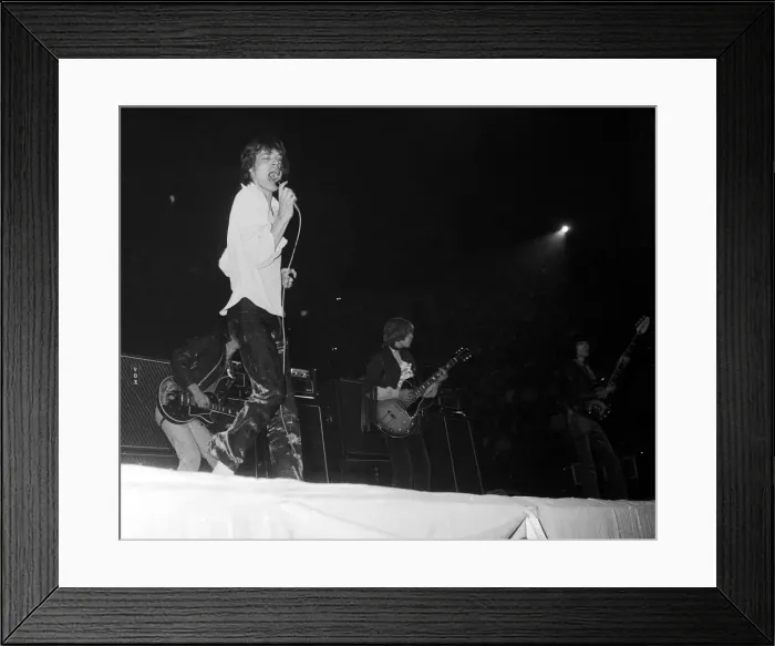 Framed Print : Rolling Stones performing at the NME Poll Winners Concert on 12th May 1968 Framed Print : Rolling Stones performing at the NME Poll Winners Concert on 12th May 1968