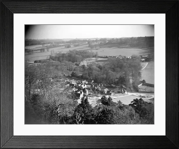 Framed Print : Aerial view of West Wycombe circa 1935 Framed Print : Aerial view of West Wycombe circa 1935