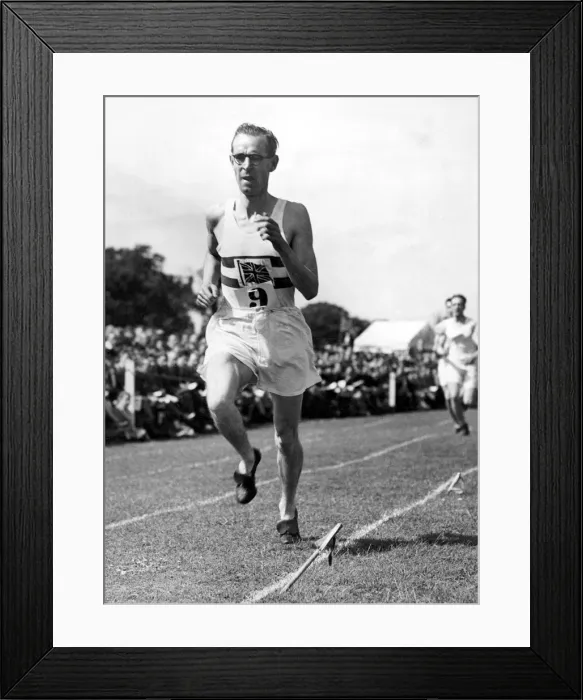 Framed Print : Sidney Wooderson winning the Lyons Sports Mile with a time of 4 minutes 19 seconds Framed Print : Sidney Wooderson winning the Lyons Sports Mile with a time of 4 minutes 19 seconds