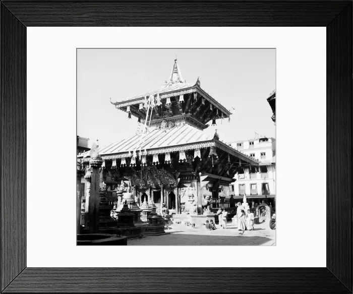 Framed Print : Nepalese children playing around the a Buddhist Temple in Katmandu the capital of Framed Print : Nepalese children playing around the a Buddhist Temple in Katmandu the capital of