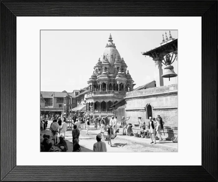 Framed Print : Octagonal temple dedicated to Krishna, on Durbar Square Framed Print : Octagonal temple dedicated to Krishna, on Durbar Square