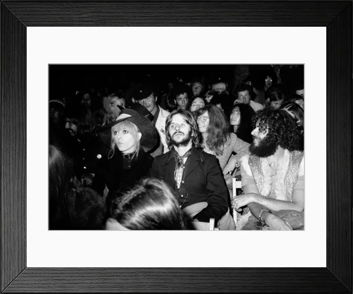 Framed Print : Ringo Starr and his wife watching Bob Dylan at The Isle of Wight Festival Framed Print : Ringo Starr and his wife watching Bob Dylan at The Isle of Wight Festival