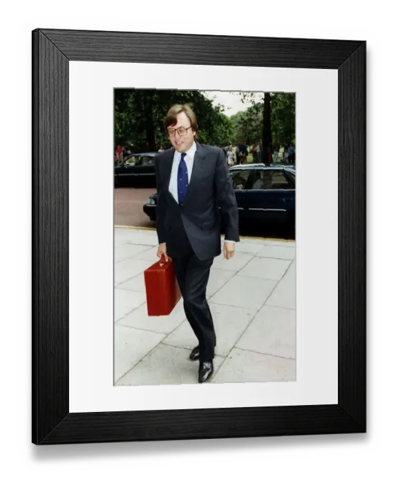 Framed Print : David Mellor Conservative MP for Putney and Cabinet Minister
