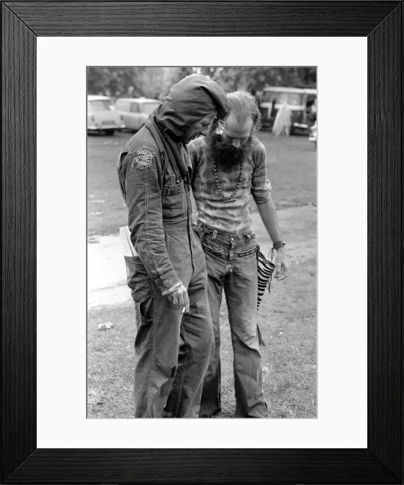 Framed Print : Unusual fashion at Free Hyde Park Pop Festival featuring Canned Heat Framed Print : Unusual fashion at Free Hyde Park Pop Festival featuring Canned Heat