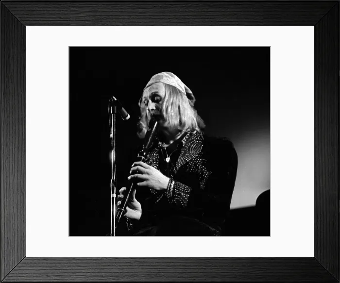 Framed Print : The Bonzo Dog Band performing at The Isle of Wight Pop Festival. 30th August 1969