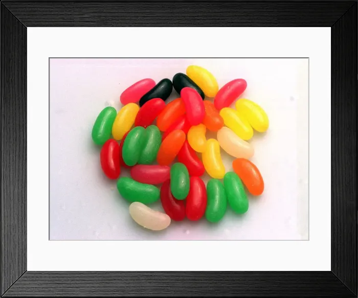 Framed Print : JELLY BEANS April 1999 sweets for the Max supplement