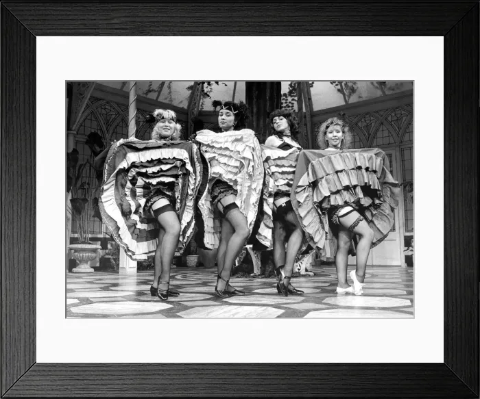 Framed Print : International Can-Can Day got Newcatles Summer Festivals of Entertainment off to a