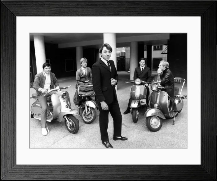 Framed Print : Youth Culture - Mods - May 1982 Eddie Pillar, a mod Framed Print : Youth Culture - Mods - May 1982 Eddie Pillar, a mod