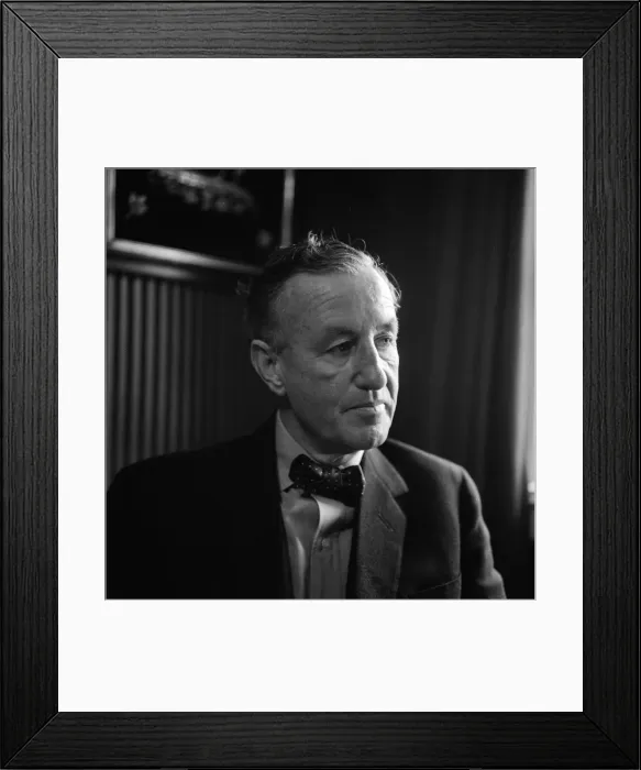 Framed Print : Author Ian Fleming, the creator of James Bond. 8th November 1963. R8821 Framed Print : Author Ian Fleming, the creator of James Bond. 8th November 1963. R8821