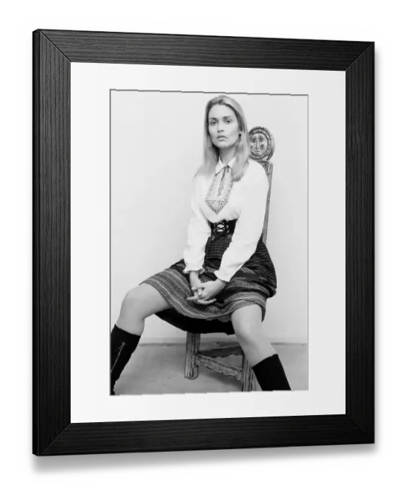 Framed Print : Actress Alexandra Bastedo voted the best foreign actress by Spanish television seen here Framed Print : Actress Alexandra Bastedo voted the best foreign actress by Spanish television seen here