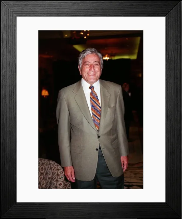 Framed Print : Tony Bennett Singer July 98 At the Dorchester Hotel Framed Print : Tony Bennett Singer July 98 At the Dorchester Hotel