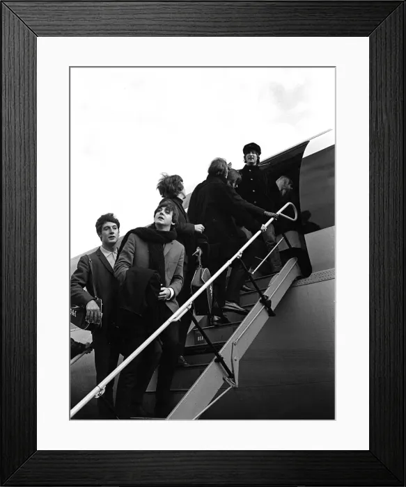 Framed Print : London to Austria 13th March 1965. Two days after arriving back in the UK from